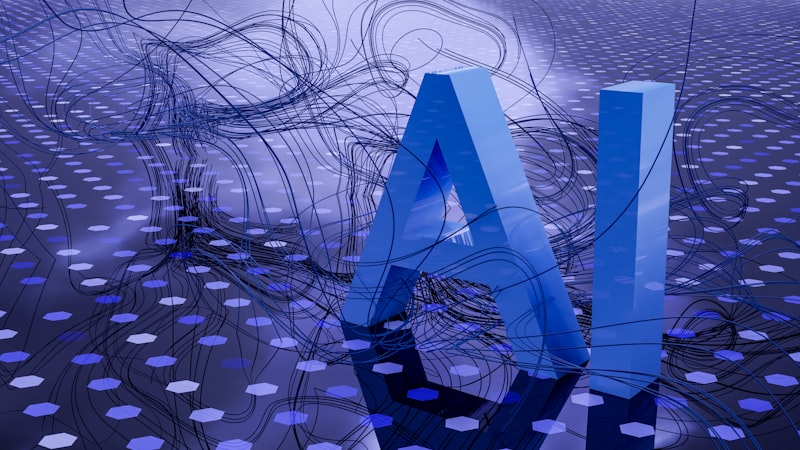 Conceptual visualization of a knowledge-grounded AI agent architecture